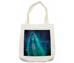 Gothic Ghost Tote Bag