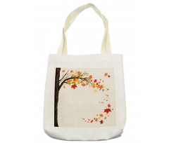 Flying Maple Leaf Seasons Tote Bag