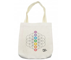 Chakra Point Rings Tote Bag