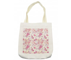 Vintage and Feminine Tote Bag