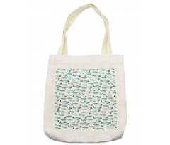 Watercolor Marine Animal Tote Bag