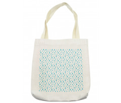 Watercolor Raindrops Tote Bag