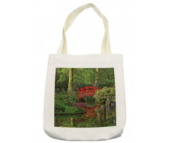 Chinese Bridge in a Forest Tote Bag