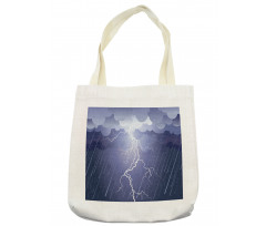 Thunderstorm Dark Clouds Tote Bag