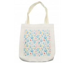 Funny Raindrop Autumn Tote Bag