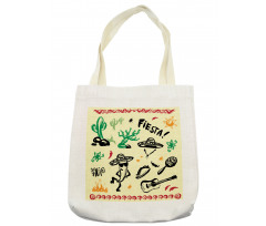 Taco Fiesta Guitar Tote Bag