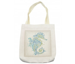 Greek Seahorse Mythological Tote Bag