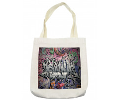 Graffiti Grunge Wall Art Tote Bag