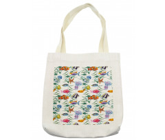 Watercolor Underwater Tote Bag