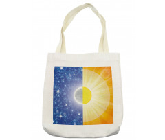 Sun Beams Sky Stars Tote Bag