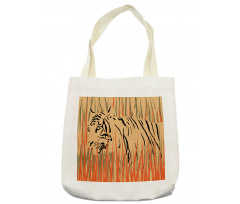 Tiger Jungle Tote Bag