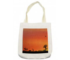 Safari Sunset with Gull Tote Bag