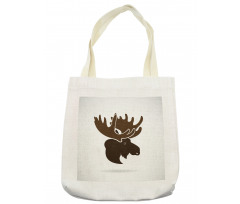 Canadian Deer Head Tote Bag