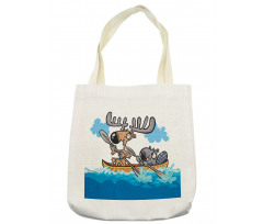 Native Animals Cartoon Tote Bag