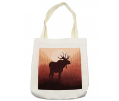 Forest Antlers Wild Deer Tote Bag
