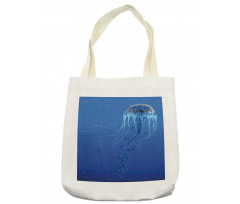 Blue Ocean Animal Tote Bag