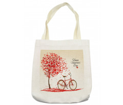 Heart Tree Bike Tote Bag