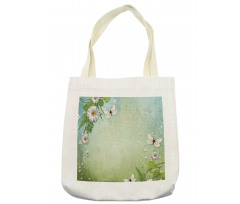 Flowers and Butterflies Tote Bag