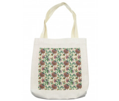 Colorful Flowers Tote Bag