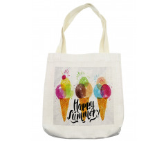 Ice Cream Cones Dessert Tote Bag