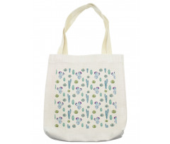 Botanic Desert Flowers Tote Bag