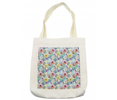 Desert Sand Wild Flowers Tote Bag