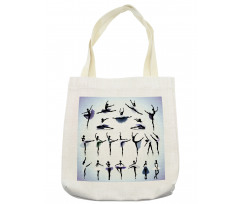 Female Ballet Dancers Tote Bag