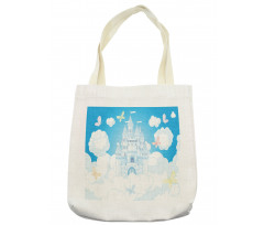 Castle Butterfly Tote Bag