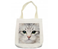 Face of a Domestic Kitty Tote Bag