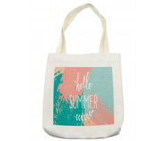 Hello Summer Lettering Tote Bag