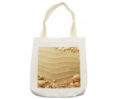 Sand with Sea Shells Tote Bag