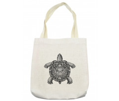 Tribal Art on Tortoise Tote Bag