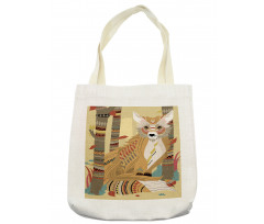 Fluffy Fox in the Forest Tote Bag