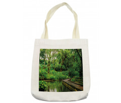 Wild Exotic Forest Pier Tote Bag