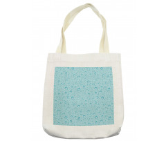 Water Drops Oceanic Naval Tote Bag