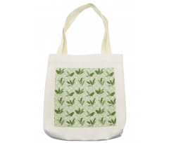 Palm Leaves Geometric Tote Bag