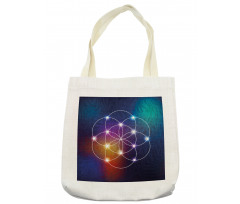 Circles Grid Esoteric Tote Bag