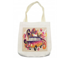 Peace Van Funny Tote Bag