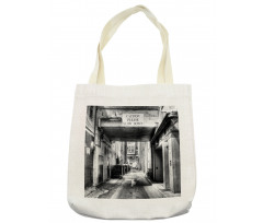 Old Fashion Urban District Tote Bag