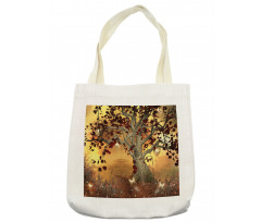 Tree Earthy Color Tones Tote Bag