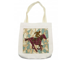 Stable Jockey Silhouette Tote Bag