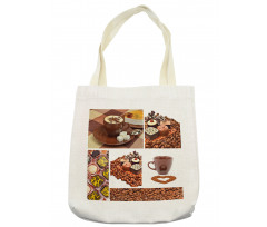 Sweets and Coffee Beans Tote Bag