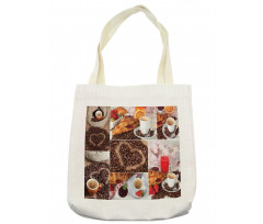 Croissant and Coffee Tote Bag