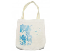 Island Palms Abstract Tote Bag