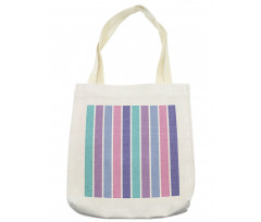 Polka Dot with Stripes Tote Bag