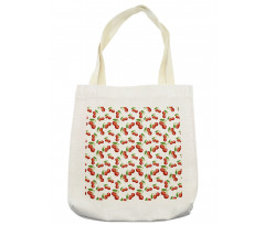 Cherry Fruit Pattern Tote Bag