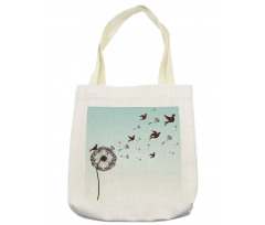 Dandelion Doves Bloom Tote Bag