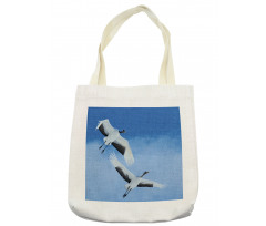 Red Crowned Cranes Japan Tote Bag