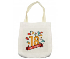 Eighteenth Birthday Tote Bag