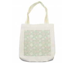 Pastel Dahlia Blossoms Tote Bag